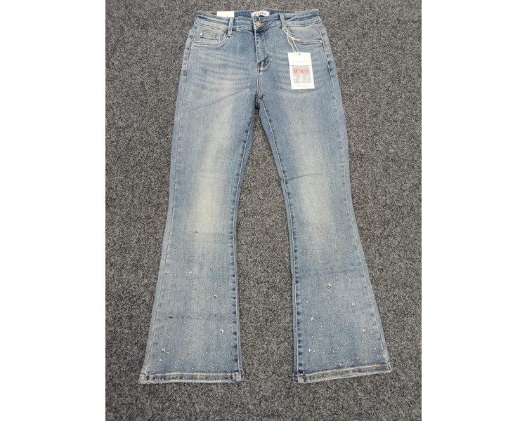 JEANS HLAČE NA ZVON Maja