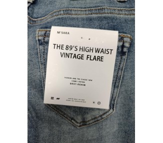 JEANS HLAČE NA ZVON Maja