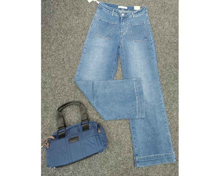 ŠIROKE JEANS HLAČE Lora