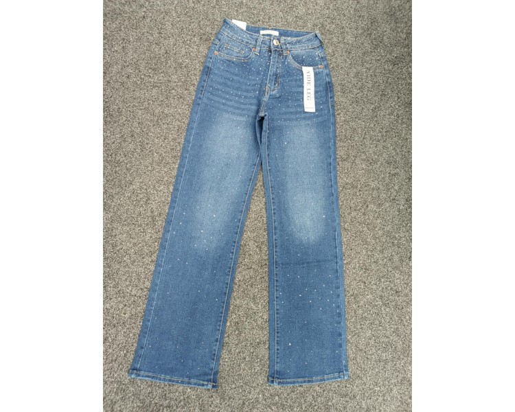 JEANS HLAČE WIDE LEG