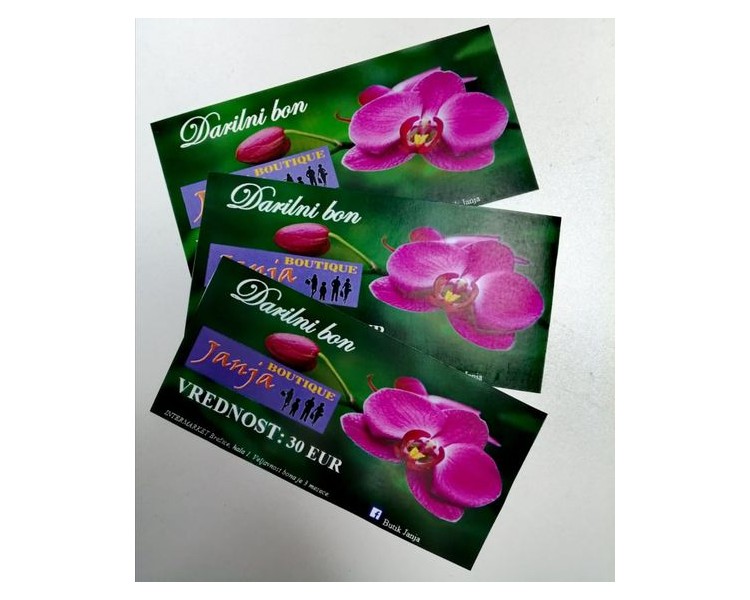 DARILNI BON 20EUR
