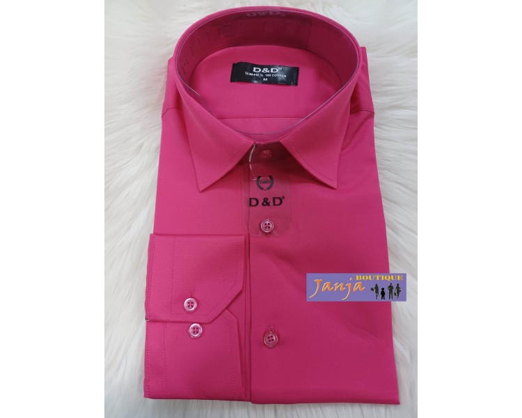 SRAJCA SLIM FIT PINK, DOLGI ROKAV